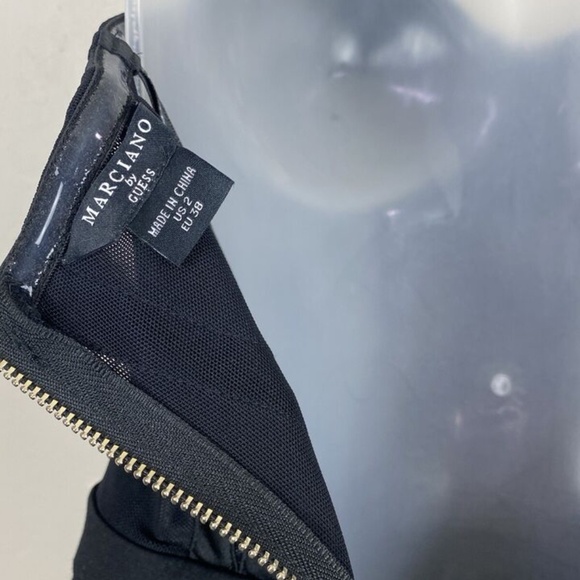 Marciano Devona Strapless Jumpsuit Wide Leg Black - Picture 12 of 15